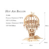 Hot Air Balloon 3D Wooden Puzzle