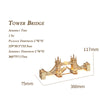 Lights Tower Bridge 3D Wooden Puzzle